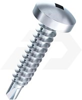 Plaatschroef 4.8x32mm Zelfborend Verzinkt Bolkop SQ2 DIN 7504-NSQ