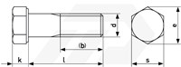 Zeskantbout M24x90 RVS A2 SW36 DIN 931-2
