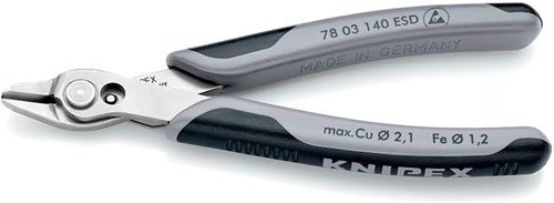 KNIPEX 7803-140mm ESD Elektronicazijkniptang